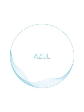 AZUL Minimal Light Blue Logo Graphic